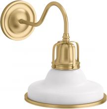 Kohler Lighting 32285-SC01-WGL - HAUKSBEE™ 1 LIGHT DOUBLE BELL SCONCE