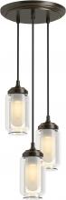 Kohler Lighting 22655-PE03-BZL - ARTIFACTS® 3 LIGHT PENDANT CLOUD