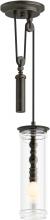 Kohler Lighting 23340-PE01-BZL - DAMASK® 1 LIGHT ADJUSTABLE PENDANT