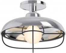 Kohler Lighting 23670-FM01-CPL - MODERN FARM 1 LIGHT FLUSH MOUNT