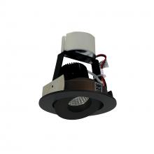 Nora NIR-4RG50XBZ - 4" Iolite LED Round Adjustable Gimbal Retrofit, 800lm / 14W, 5000K, Bronze Finish