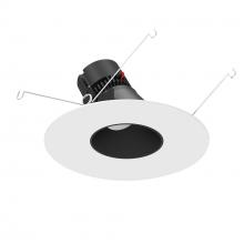 Nora NPRLV-56RSLA27XBMPW - 5"/6" Pearl Low Voltage LED Round Adjustable Slot Retrofit, 1050lm / 11W, 2700K, Black