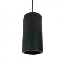 Nora NYLI-6PI1BBB - 6" Cylinder, Black, Pendant Mount, Incandescent, Refl., Black