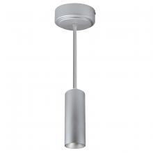 Nora NYLM-2ST35XSSLE4A/60 - 2" iLENE 60" Stem Mount Mini Cylinder, 1000lm, 15W, 3500K, Silver, 120V Triac/ELV/0-10V &