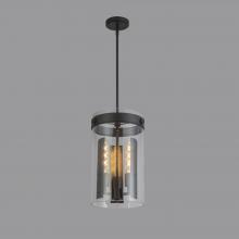 Artcraft AC10051BK - Dahlia 3 Light Pendant, Black