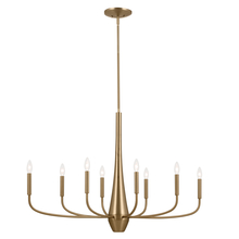 Kichler 52528CPZ - Oval Chandelier 8Lt