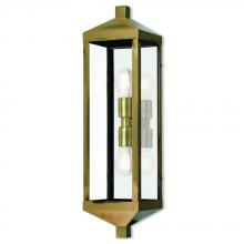 Livex Lighting 20583-01 - 2 Lt AB Outdoor Wall Lantern