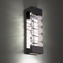 Schonbek Beyond BWSW21326-BK - Labrynth 26in LED 3000K/3500K/4000K 120V-277V Outdoor Wall Sconce in Black