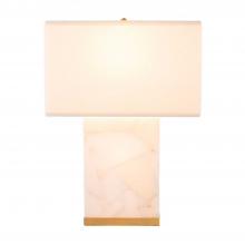 GABBY SCH-153700 - Maxx Table Lamp, 1-Light, White, Stained Gold, Sea Salt Linen Shade, 25.5"H (SCH-153700 )