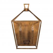 GABBY SCH-159055 - Adler Wall Sconce, 2-Light, Antique Gold, 13.5"W (SCH-159055 )