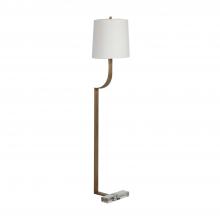 GABBY SCH-161030 - Jayden Floor Lamp, Antique Brass, White Linen Shade, 70"H (SCH-161030 )