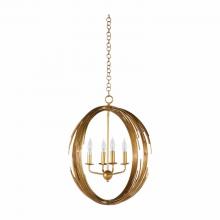 GABBY SCH-168030 - Sperry Pendant, 4-Light, Antique Vintage Gold, 24"W (SCH-168030 )