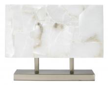 Jamie Young Co. 1GHHO-TLAS - Ghost Horizon Table Lamp, 2-Light, Silver, 14.5"H 1GHHO-TLAS