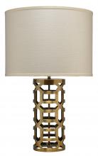 Jamie Young Co. 1LABY-TLAB - Labrynth Table Lamp, 1-Light, Antique Brass, 29.5"H 1LABY-TLAB