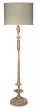 Jamie Young Co. 1PETI-FLBW - Petite Paro Floor Lamp, 1-Light, Natural, 64.5"H 1PETI-FLBW