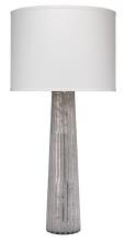 Jamie Young Co. 1PILL-TLSS - Striped Silver Pillar Table Lamp, 1-Light, Silver, 38"H 1PILL-TLSS