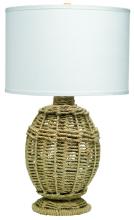 Jamie Young Co. 1ROPE-SMNA - Jute Urn Table Lamp, 1-Light, Natural, 25.5"H 1ROPE-SMNA