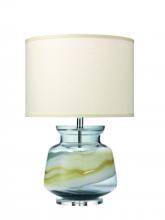 Jamie Young Co. 1URSU-TLBL - Ursula Table Lamp, 1-Light, Blue, 25.5"H 1URSU-TLBL