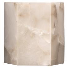 Jamie Young Co. 4BORE-SCAL - Borealis Wall Sconce, White, 7"W 4BORE-SCAL