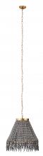 Jamie Young Co. 5ANGE-CHGR - Angelou Chandelier, Antique Grey, 20"W 5ANGE-CHGR