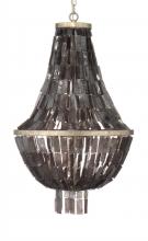 Jamie Young Co. 5CAPS-CHBK - Capsize Chandelier, Black, 19.5"W 5CAPS-CHBK