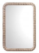 Jamie Young Co. 6AUDR-RECTWH - Audrey Mirror, White, 23.5"W 6AUDR-RECTWH