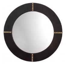 Jamie Young Co. 6CROS-LGES - Cross-Stitch Mirror, Espresso, 36"W 6CROS-LGES