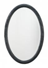 Jamie Young Co. 6OVAT-MICH - Ovation Mirror, Black, 24"W 6OVAT-MICH