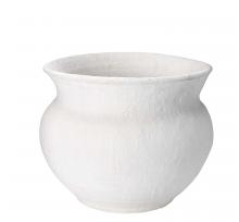 Jamie Young Co. 7ASHE-CAWH - Ashen Cauldron, White, 19"W 7ASHE-CAWH