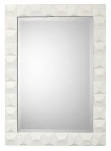 Jamie Young Co. 7ASTO-MIWH - Astor Mirror, White, 28"W 7ASTO-MIWH