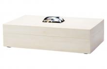 Jamie Young Co. 7CONS-BXCR - Constantine Box, Cream, 12"W 7CONS-BXCR