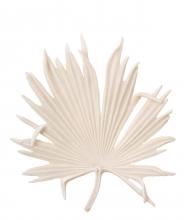 Jamie Young Co. 7ISLA-MDWH - Island Leaf Sculpture, White, 19"W 7ISLA-MDWH