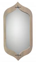 Jamie Young Co. 7JASM-MIGR - Jasmine Mirror, Grey , 18"W 7JASM-MIGR