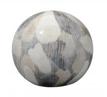 Jamie Young Co. 7PAIN-LGCR - Painted Sphere Ball, Cream, 10"W 7PAIN-LGCR