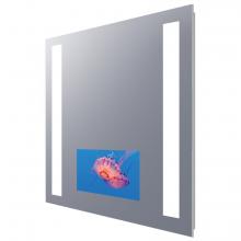 Electric Mirror FUS-156-AV-3042 - Fusion Lighted Mirror Television, 2-Light, Integrated LED, Clear, 30"W FUS-156-AV-3042