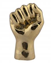 Noir AB-130BR - The Solidarity Fist Sculpture, Antique Brass, 4.5"W AB-130BR