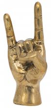 Noir AB-249BR - Devil Hand Sculpture, Antique Brass, 4"W AB-249BR