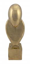 Noir AB-292BR - Ripley Sculpture, Antique Brass, 7"W AB-292BR