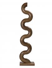 Noir AC042 - Asclepius Sculpture, Dark Walnut, 19"W AC042