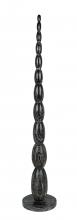 Noir AC150CB - Freia Sculpture, Cinder Black, 10"W AC150CB