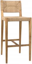 Noir AE-122T-L - Bran Stool, Natural, 41.5"H AE-122T-L