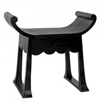 Noir AE-169CHB - Wey Stool, Black Charcoal, 24"H AE-169CHB