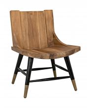 Noir AE-177T - Victor Side Chair, Natural, 32"H AE-177T