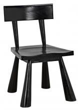 Noir AE-213CHB - Gilbert Dining Chair, Black Charcoal, 34"H AE-213CHB