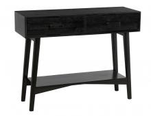 Noir AE-270CHB - Richardson Sideboard, 2-Drawer, Black Charcoal, 42"W AE-270CHB