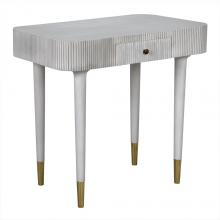 Noir AE-303WH - Celine Desk/Side Table