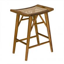 Noir AE-309T - Murphy Counter Stool, Teak