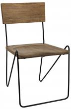 Noir AE-35 - Espinosa Dining Chair, Natural, 34"H AE-35