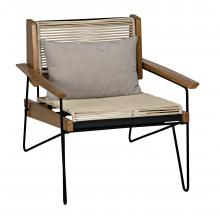 Noir AE-88 - Benson Armchair, Natural, Rope, 32"H AE-88