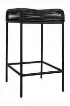 Noir AI-118C - Hitam Stool, Matte Black, 25"H AI-118C